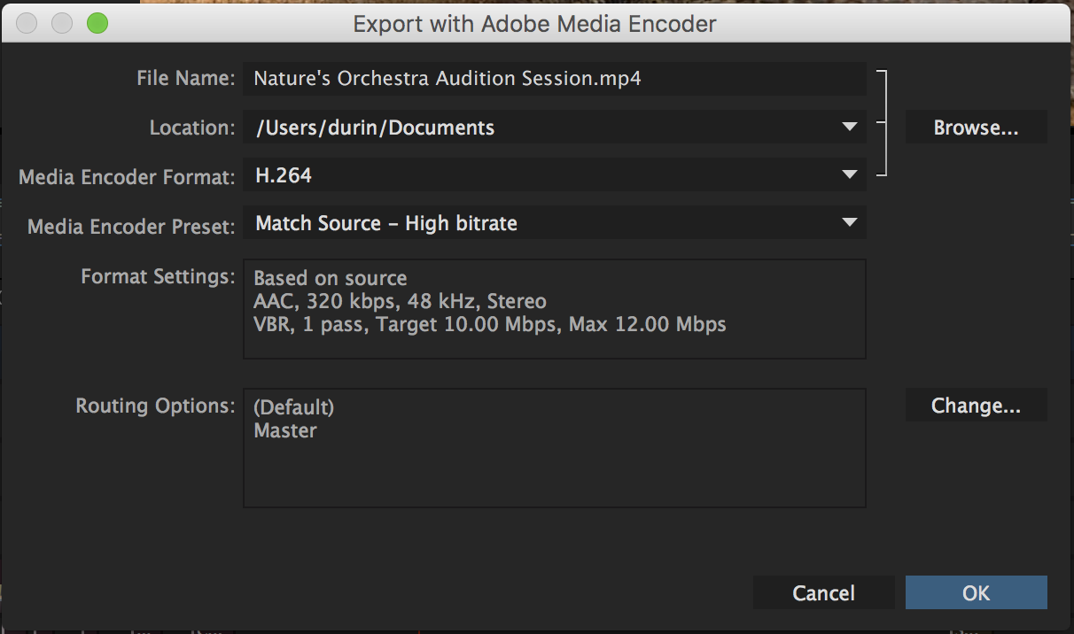 adobe media encoder cc optimize rendering